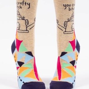 Blue Q Women’s Socks - You Crafty Bitch